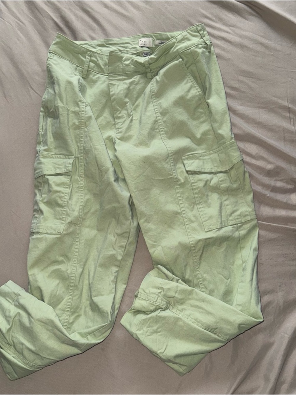 A NEW DAY Mint Green Cargo Slacks